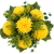 Stroik Nagrobny z Żółtymi Kwiatami – Duża Elegancka Kompozycja