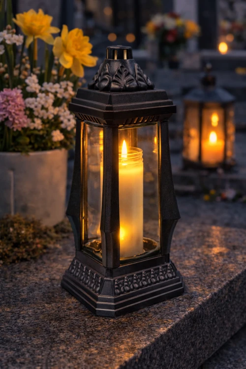 Znicz Kapliczka Grafitowa Klasyczny Znicz Lampion na Grób (1).png