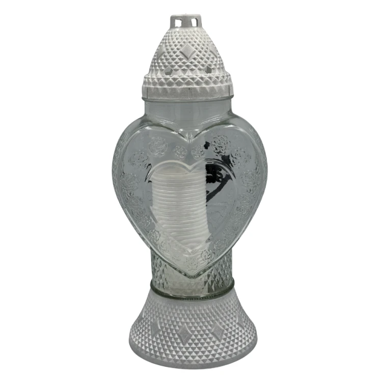 Znicz Szklany Serce Kochanemu Tacie 38cm Elegancki Lampion Nagrobny Premium z Wkładem (2).png