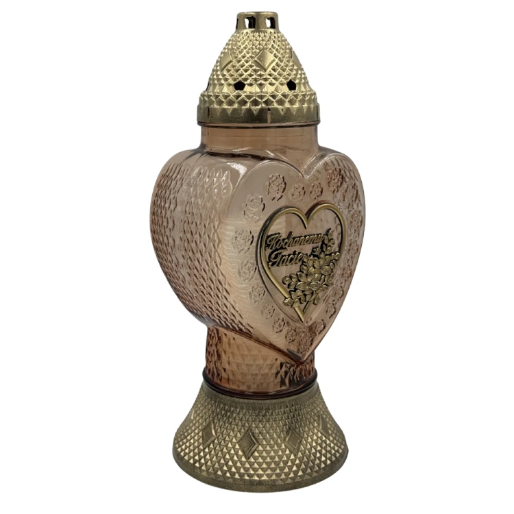 Znicz Szklany Serce Kochanemu Tacie 38cm Elegancki Lampion Nagrobny Premium z Wkładem (7).png