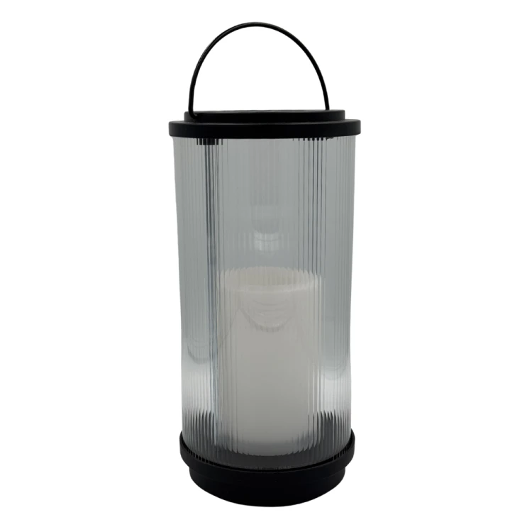 Znicz Latarnia Solarna Cortina Nowoczesne Oświetlenie Nagrobne LED 26cm (3).png