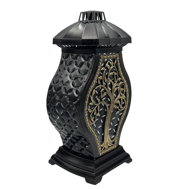 Znicz Kapliczka „Drzewo Życia” Elegancka Latarnia Nagrobna Premium Waza Rattan Duża (4).png