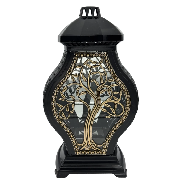 Znicz Kapliczka „Drzewo Życia” Elegancka Latarnia Nagrobna Premium Waza Rattan Duża (5).png