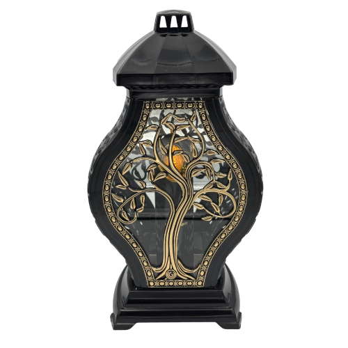 Znicz Kapliczka „Drzewo Życia” Elegancka Latarnia Nagrobna Premium Waza Rattan Duża (1).png