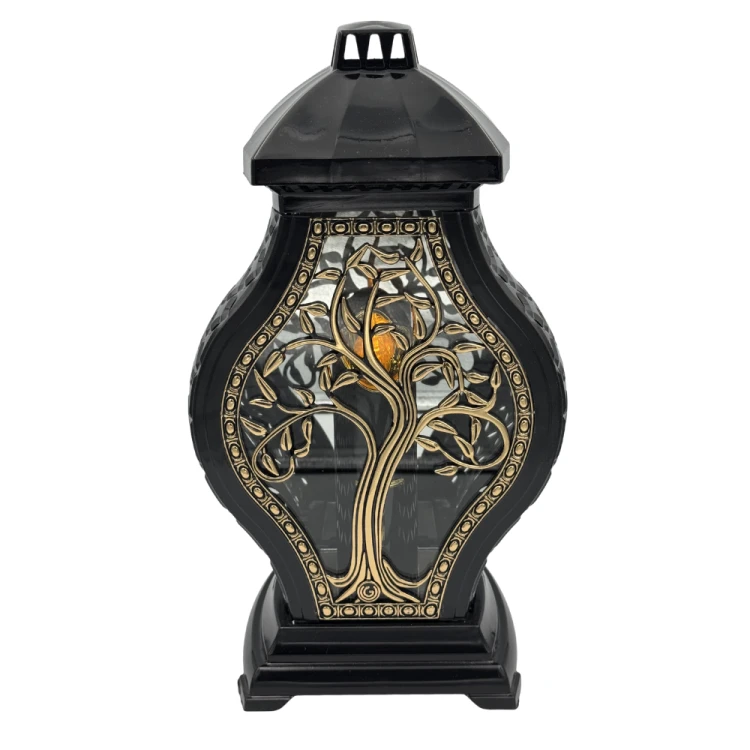 Znicz Kapliczka „Drzewo Życia” Elegancka Latarnia Nagrobna Premium Waza Rattan Duża (1).png