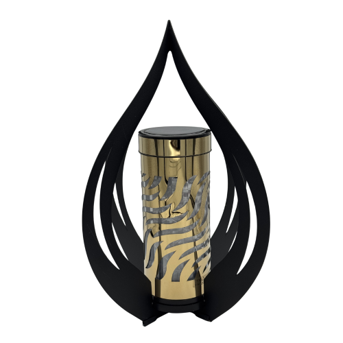 Znicz Solarny LED Nowoczesna Latarnia Płomień Paris 34cm (9).png