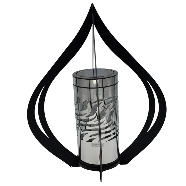 Znicz Solarny LED Nowoczesna Latarnia Płomień Paris 42cm (2).png
