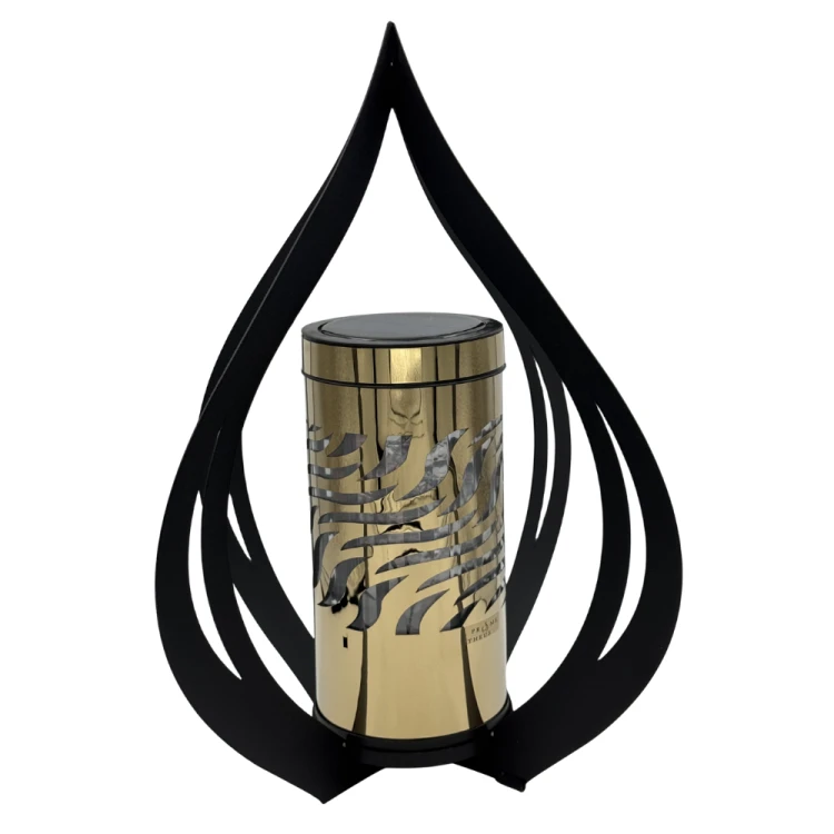 Znicz Solarny LED Nowoczesna Latarnia Płomień Paris 42cm (7).png