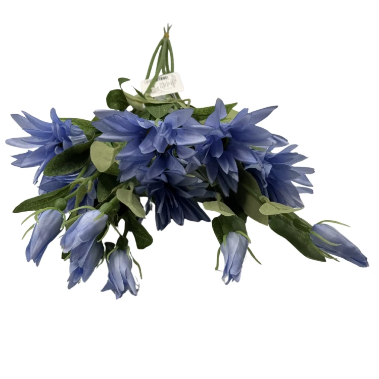 Bukiet Sztucznych Kwiatów Clematis Powojnik Wiązka 6szt Ozdoba do Stroików Kompozycji Florystycznych (7).png