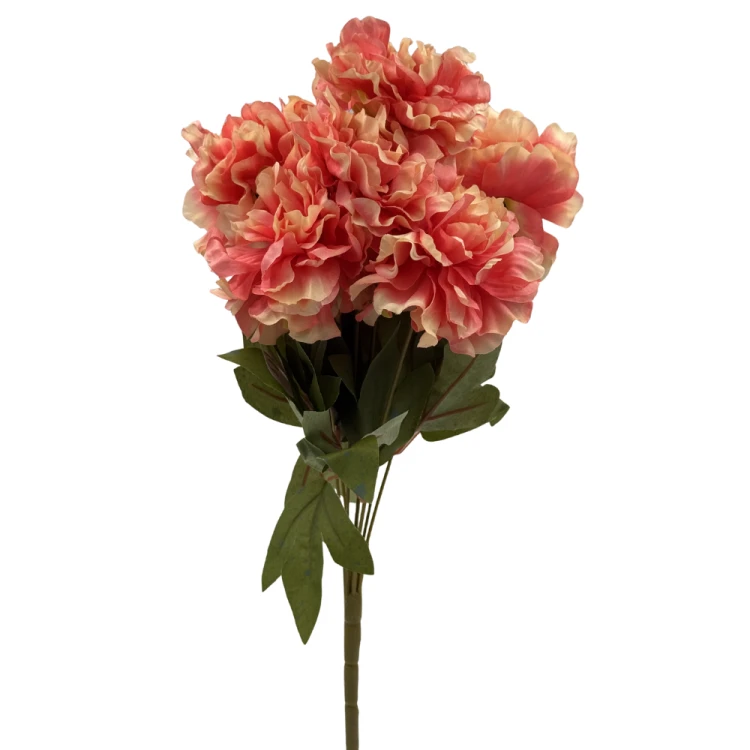 Bukiet Piwonii sztucznych Realistyczne kwiaty dekoracyjne Eleganckie Trwałe (6).png