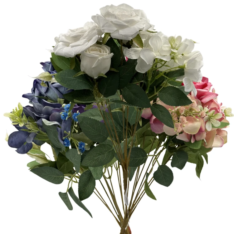 Bukiet Sztucznych Róż Elegancka Kompozycja Premium z Dodatkami Mieszany Wiosenny do wazonu stroika (2).png