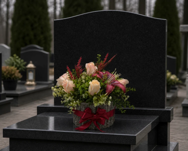 Stroik Dekoracyjny z różami i lilią Elegancka Kompozycja w osłonce z kory (2).png