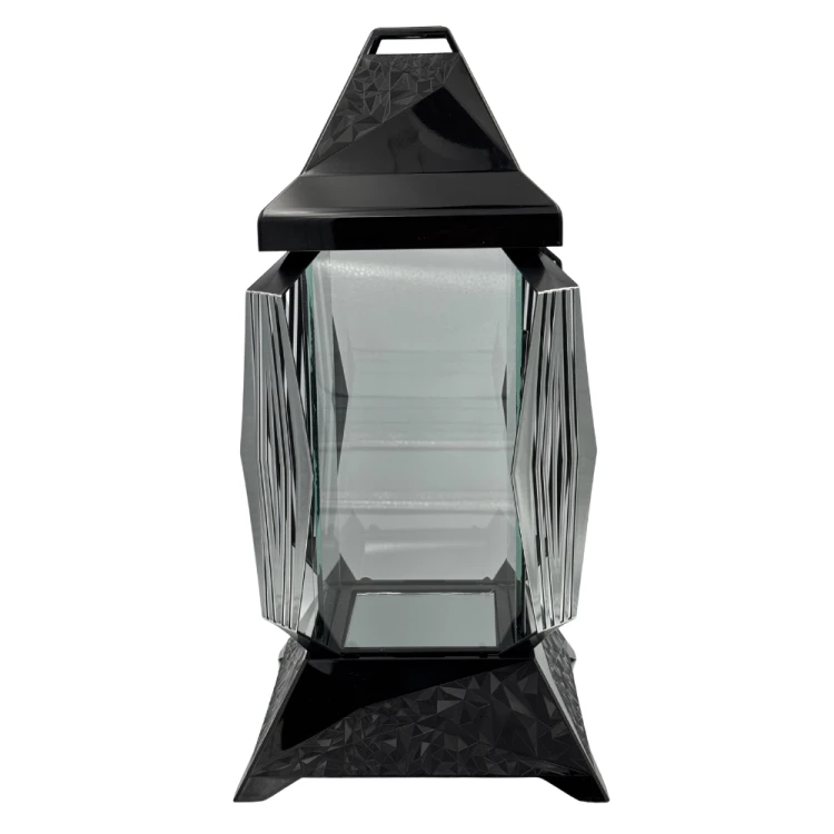 Znicz Kapliczka z Różą Elegancki Znicz Nagrobny Premium Lampion (4).png