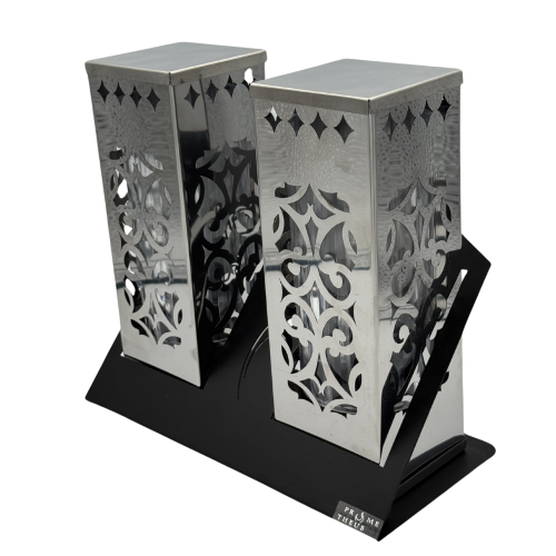 Znicz Komplet Paris D Duo Znicz Nagrobny Premium Elegancki z różą (4).png