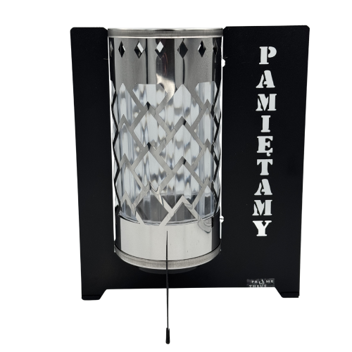 Znicz Nagrobny Premium „PAMIĘTAMY” Stal Nierdzewna Nowoczesny NICEA C Latarnia (6).png