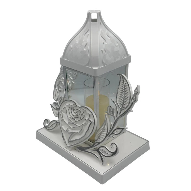 Znicz Nagrobny z Sercem i Różą Elegancki Lampion Szklany 28 cm (2).png