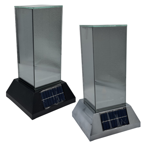 Znicz lustrzany 3D lampion przestrzenny SOLARNY nieskończony płomień 27,5cm (4).png