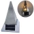 Znicz Solarny LED Srebrny 3D – Nowoczesny Znicz Solarny na Grób (5).webp
