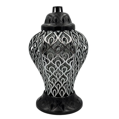 Znicz Ażurowy Premium Nowoczesny Lampion Nagrobny 36cm (1).jpg