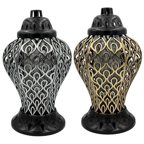 Znicz Ażurowy Premium Nowoczesny Lampion Nagrobny 36cm.jpg