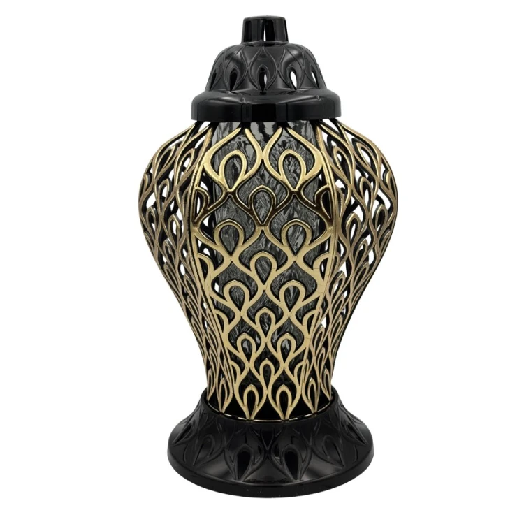 Znicz Ażurowy Premium Nowoczesny Lampion Nagrobny 36cm (5).jpg