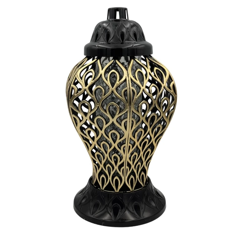 Znicz Ażurowy Premium Nowoczesny Lampion Nagrobny 36cm (6).jpg