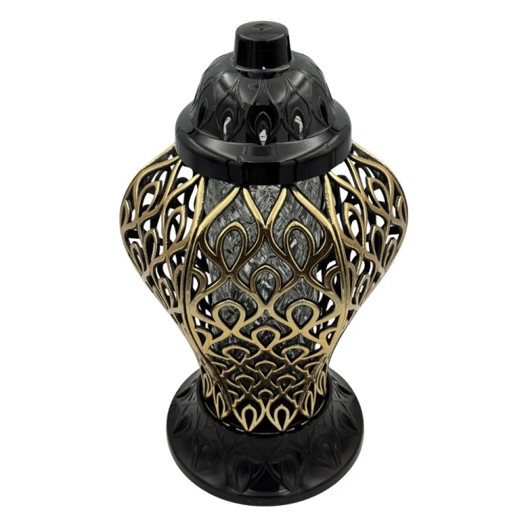 Znicz Ażurowy Premium Nowoczesny Lampion Nagrobny 36cm (7).jpg