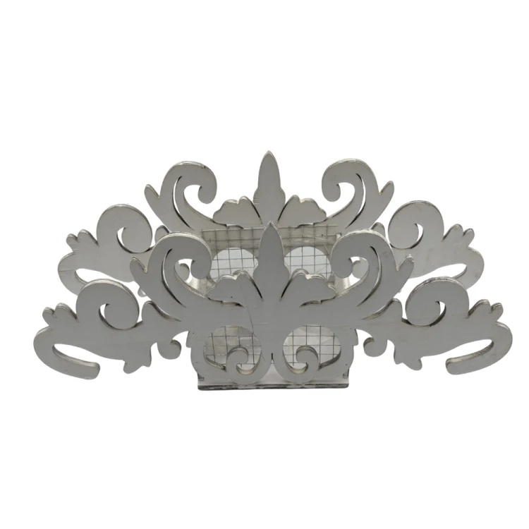 Osłonka florystyczna Ornament Elegancka Baza Kosz do kompozycji nagrobnych (3).jpg