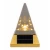 Znicz Solarny LED Złoty 3D Nowoczesny Znicz Solarny na Grób 24,5 cm (2).webp