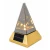 Znicz Solarny LED Złoty 3D Nowoczesny Znicz Solarny na Grób 24,5 cm (3).webp