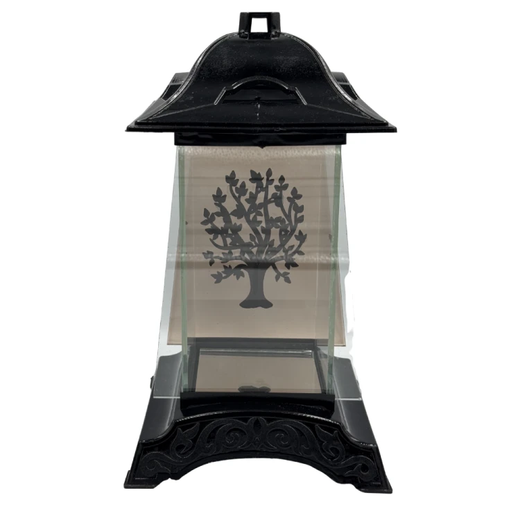 Znicz Nagrobny Kapliczka z Drzewem Życia Elegancki Lampion Pamięci 30cm (3).png