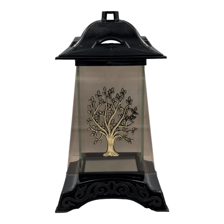 Znicz Nagrobny Kapliczka z Drzewem Życia Elegancki Lampion Pamięci 30cm (1).png
