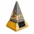 Znicz Solarny LED Złoty 3D Nowoczesny Znicz Solarny na Grób 24,5 cm (55).webp