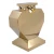Znicz Nowoczesny Metalowy Geometryczny Serce Lampion pod Wkłady LED (3).webp