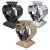 Znicz Nowoczesny Metalowy Geometryczny Serce Lampion pod Wkłady LED Srebrny (66).webp