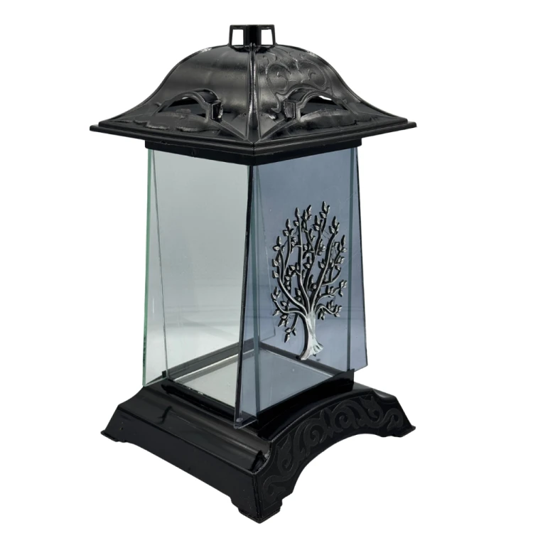 Znicz Nagrobny Kapliczka z Drzewem Życia Elegancki Lampion Pamięci 30cm (2).png