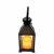 Czarny lampion dekoracyjny LED MAŁY – nowoczesna forma na nagrobek