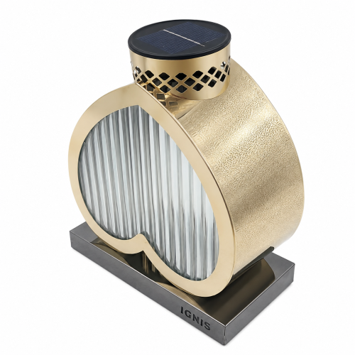Znicz solarny SERCE IGNIS – elegancki model w dwóch kolorach