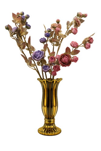 Gałązka „Retro Rose” – dekoracyjna 75 cm 2 kolory