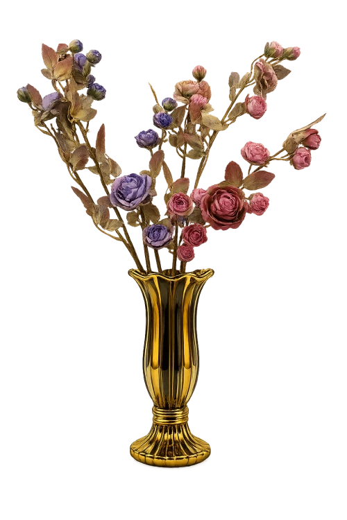 Gałązka „Retro Rose” – dekoracyjna 75 cm 2 kolory