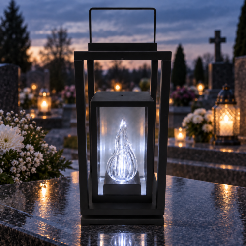 Znicz LED dekoracyjny LUX – ciepłe / zimne światło