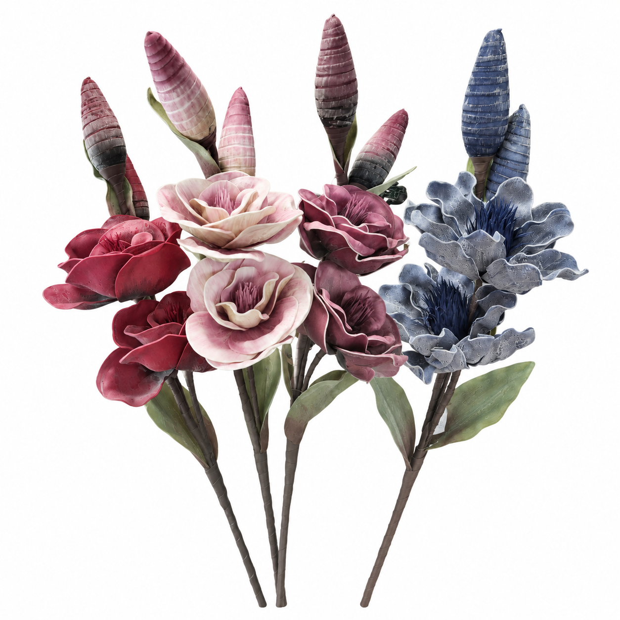 Sztuczna Piana Dekoracyjna EXOTIC BLOOM – 3 Kolory do wyboru