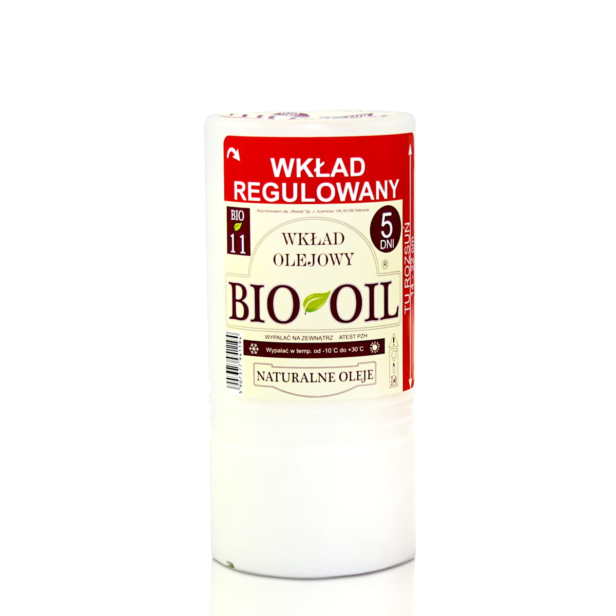 Olejowy wkład do znicza - regulowany - bio-oil model BIO 11