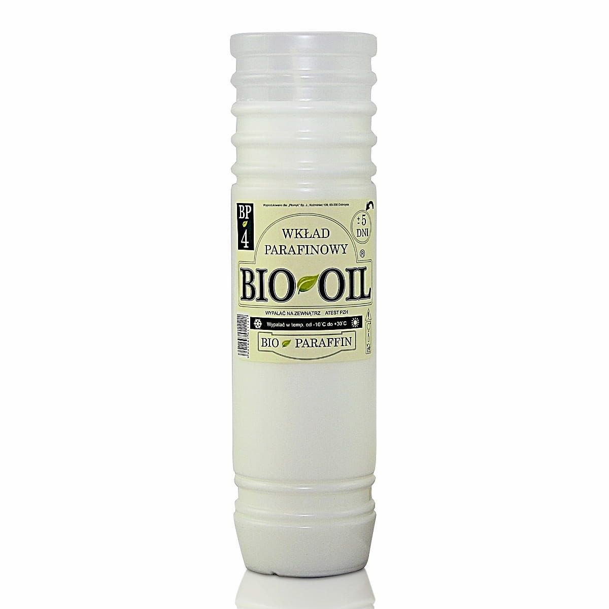 Parafinowy wkład do znicza - bio-parafin model BP-4