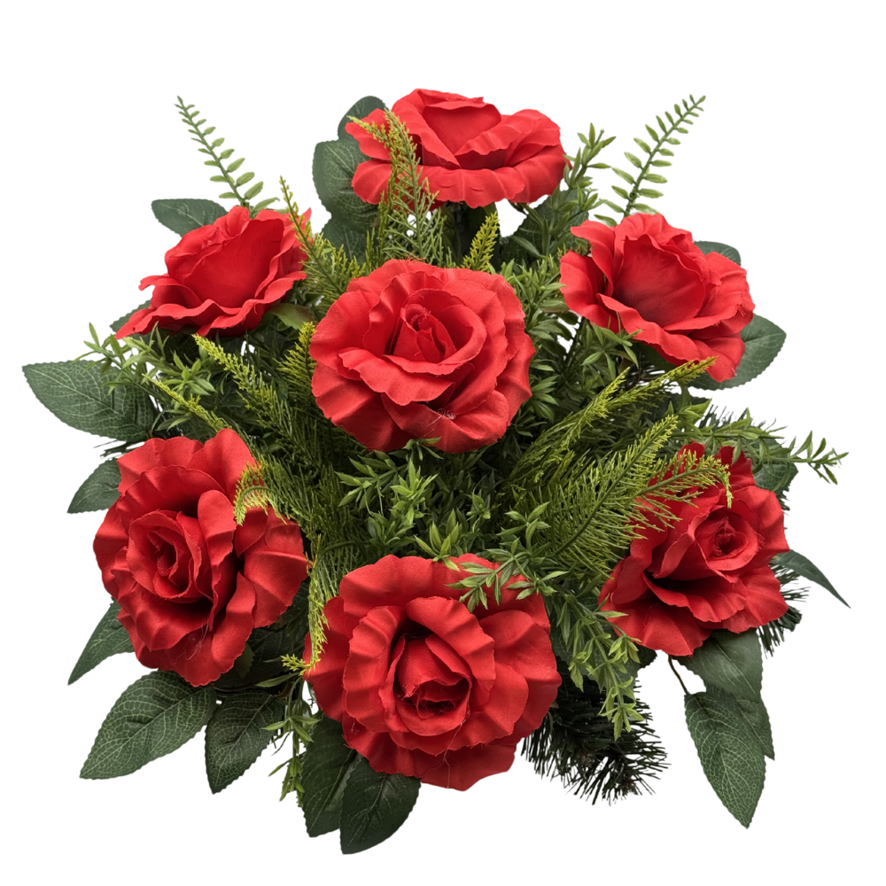 Stroik nagrobny w misie z czerwonymi różami Elegancka dekoracja na grób (3).png