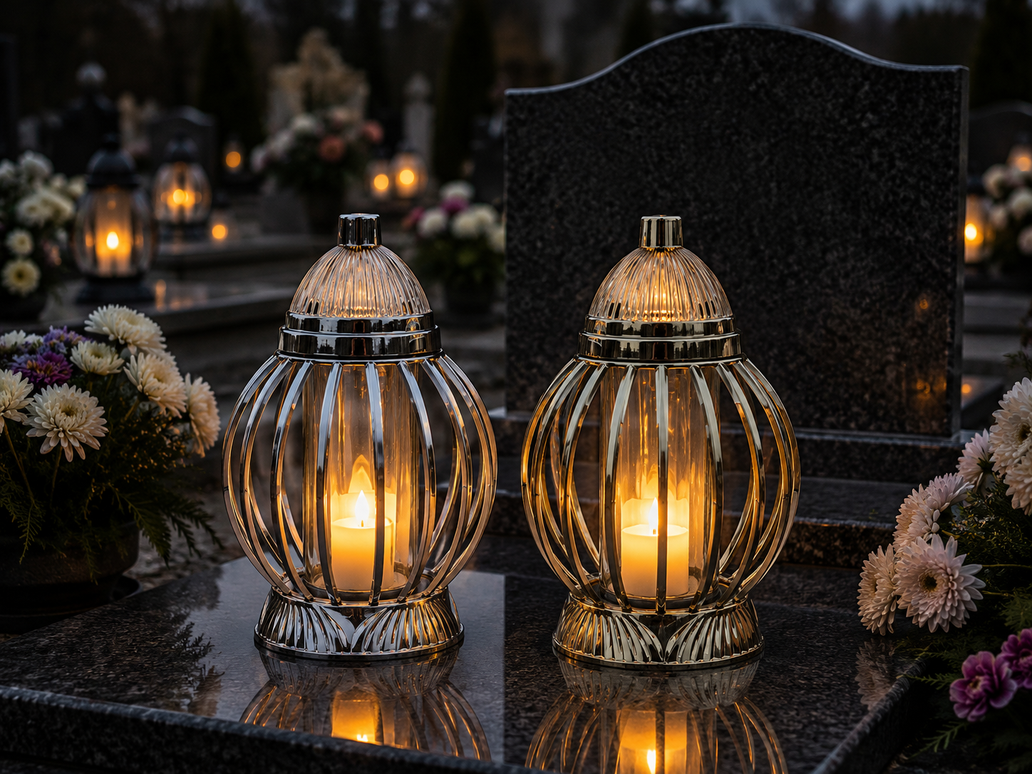 Znicz Ażurowy nowoczesny Lampion Nagrobny Mała Kula Elegancka Luksusowa (2).png