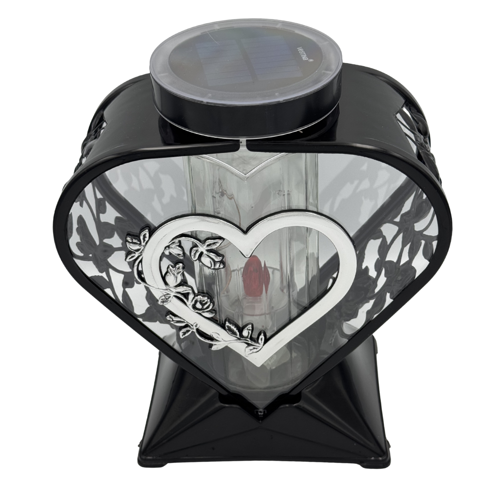 Znicz Solarny Serce LED Elegancki Lampion Ażurowy Fotowoltaiczny Efekt Płomienia (5).png