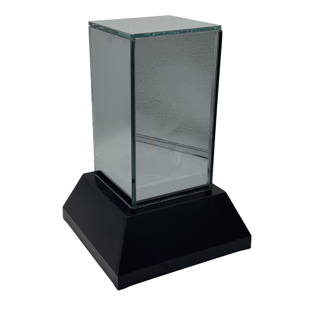 Znicz lustrzany 3D lampion przestrzenny SOLARNY nieskończony płomień (2).png
