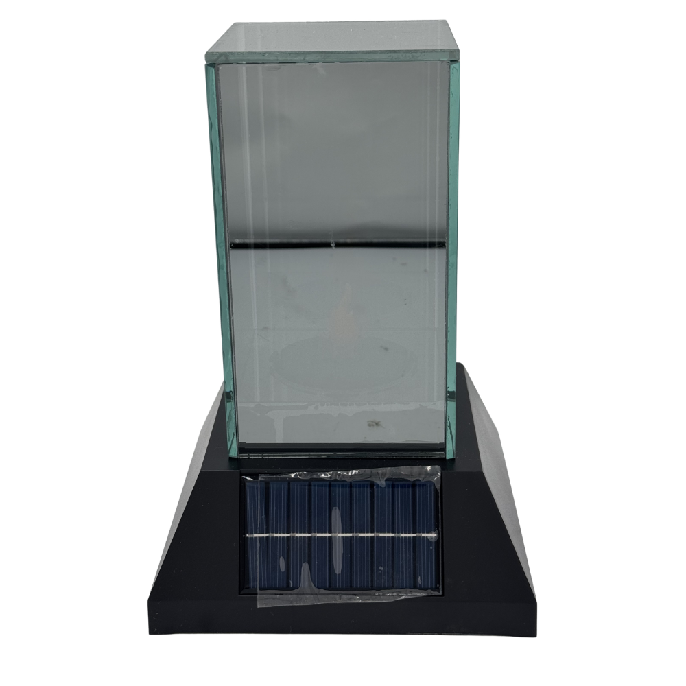 Znicz lustrzany 3D lampion przestrzenny SOLARNY nieskończony płomień (3).png