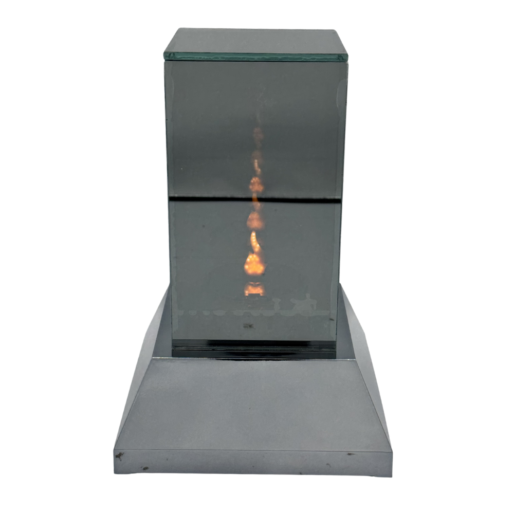 Znicz lustrzany 3D lampion przestrzenny SOLARNY nieskończony płomień (8).png